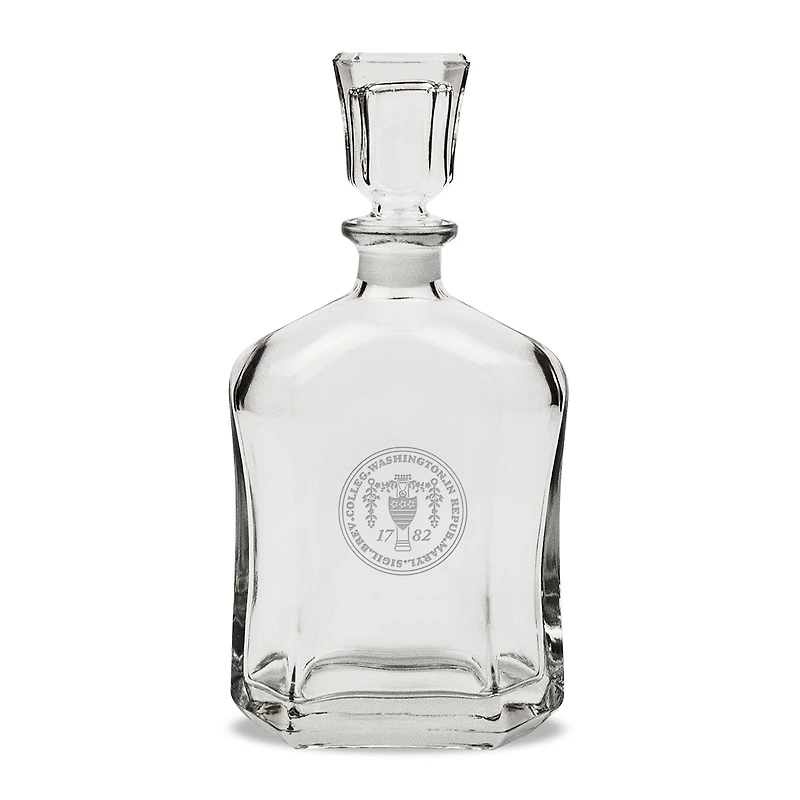 Washington College Shoremen 23.75oz. Crystal Whisky Decanter