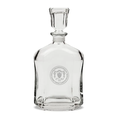Washington College Shoremen 23.75oz. Crystal Whisky Decanter