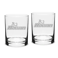 Rowan Profs 14oz. 2-Piece Classic Double Old-Fashioned Glass Set