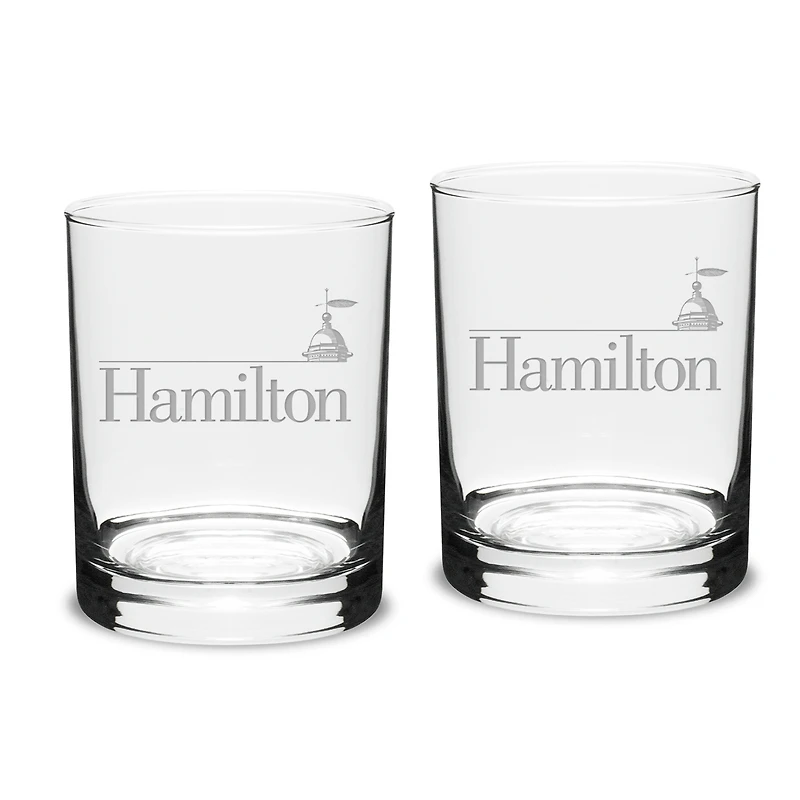 Hamilton Continentals 14oz. 2-Piece Classic Double Old-Fashioned Glass Set