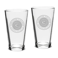 Carleton Knights 16oz. 2-Piece Classic Pub Glass Set