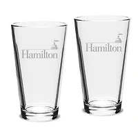 Hamilton Continentals 16oz. 2-Piece Classic Pub Glass Set