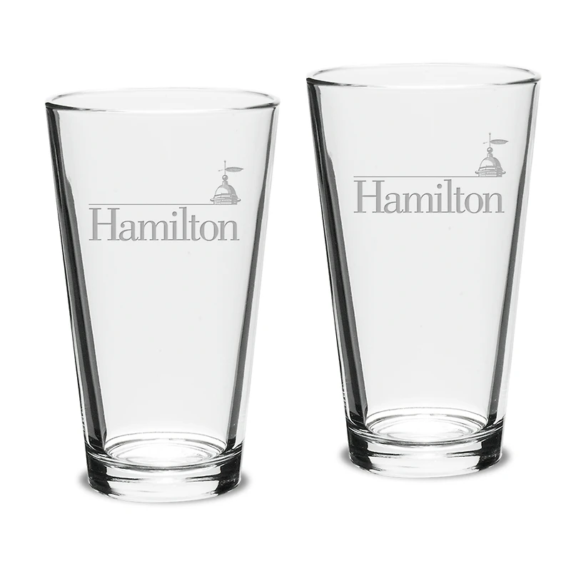 Hamilton Continentals 16oz. 2-Piece Classic Pub Glass Set