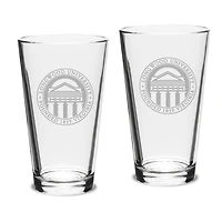 Longwood Lancers 16oz. 2-Piece Classic Pub Glass Set