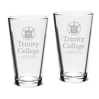 Trinity Bantams 16oz. 2-Piece Classic Pub Glass Set