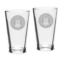 Gettysburg Bullets 16oz. 2-Piece Classic Pub Glass Set