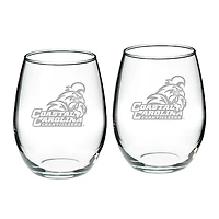 Coastal Carolina Chanticleers 21oz. 2-Piece Stemless Wine Glass Set