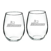 Rowan Profs 21oz. 2-Piece Stemless Wine Glass Set