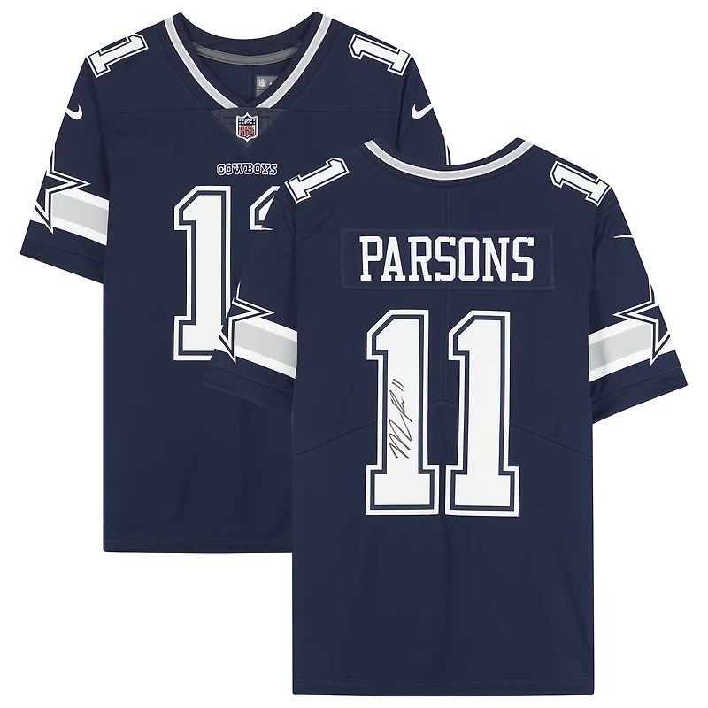 Micah Parsons Navy Dallas Cowboys Autographed Nike Limited Jersey