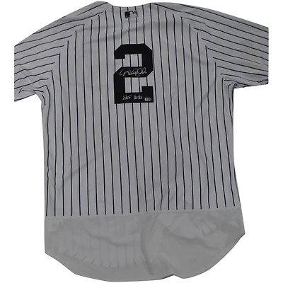 Derek Jeter New York Yankees Autographed Jersey with ''HOF 2020'' Inscription