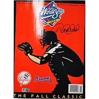 Derek Jeter New York Yankees Autographed 1999 World Series Program