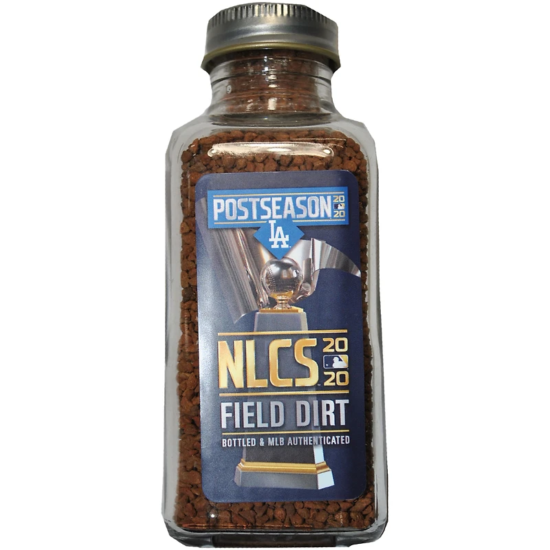 Atlanta Braves vs. Los Angeles Dodgers Game-Used Dirt Jar from Game 7 of 2020 NLCS - Dodgers Win the National League Pennant