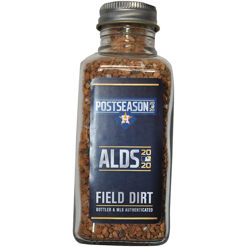 Houston Astros vs. Athletics Game-Used Dirt Jar from Game 4 of 2020 ALDS - Astros Clinch Spot in the ALCS