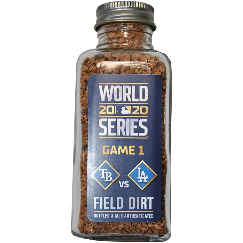 Tampa Bay Rays vs. Los Angeles Dodgers Game-Used Dirt Jar from Game of the 2020 World Series