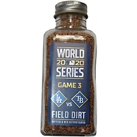 Los Angeles Dodgers vs. Tampa Bay Rays Game-Used Dirt Jar from Game of the 2020 World Series