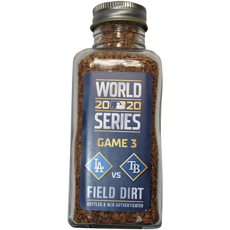 Los Angeles Dodgers vs. Tampa Bay Rays Game-Used Dirt Jar from Game of the 2020 World Series