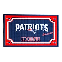 New England Patriots Team Embossed Door Mat
