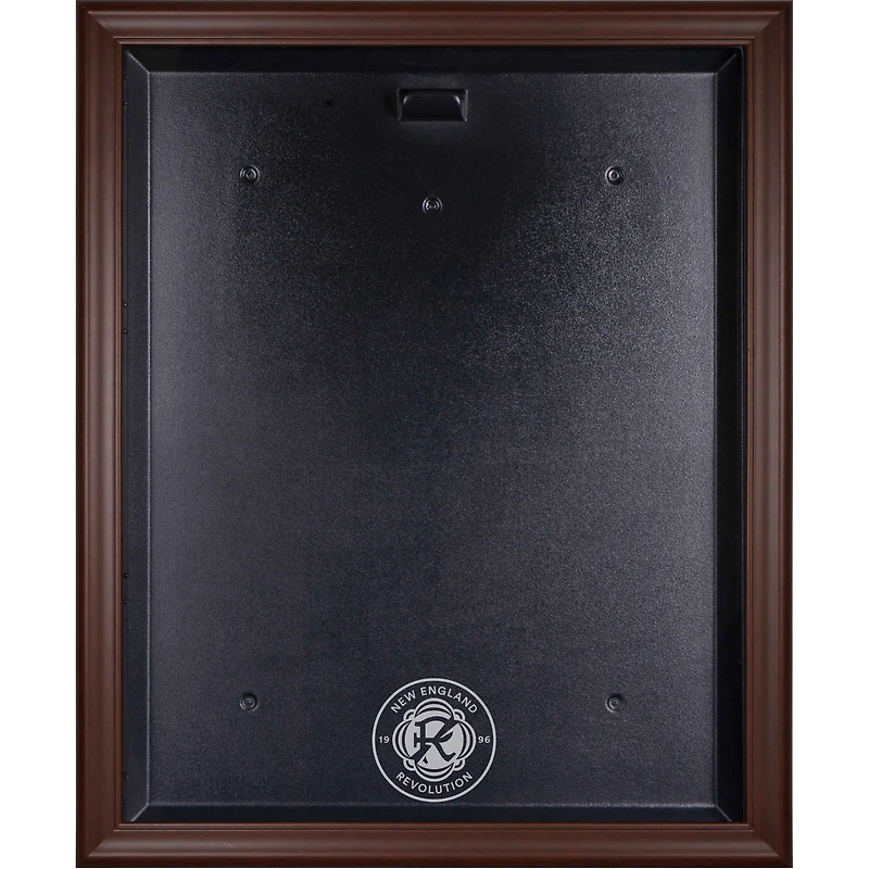 New England Revolution Brown Framed Team Crest Jersey Display Case