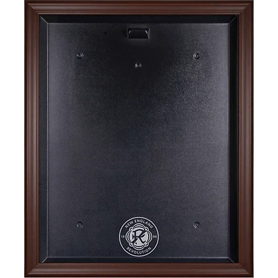 New England Revolution Brown Framed Team Crest Jersey Display Case
