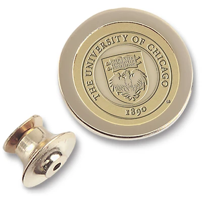 Gold UChicago Maroons Logo Lapel Pin