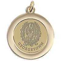 Gold Georgetown Hoyas Pendant