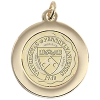 Gold Pennsylvania Quakers Pendant