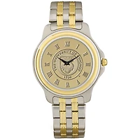 Men's Gold/Silver UChicago Maroons Two-Tone Medallion Wristwatch