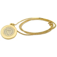 Women's Gold Pennsylvania Quakers Logo Pendant Necklace