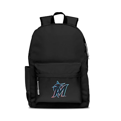 MOJO Gray Miami Marlins Laptop Backpack