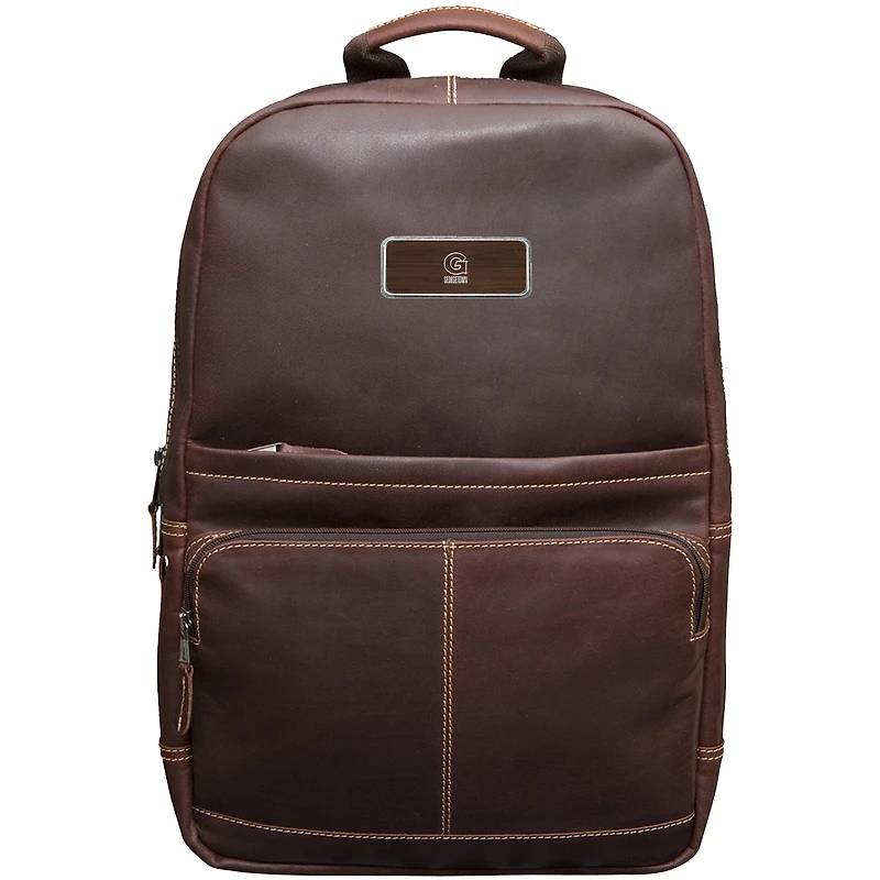 Brown Georgetown Hoyas Logo Plate Kannah Canyon Backpack