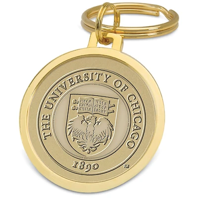 Gold UChicago Maroons Split-Wire Key Ring