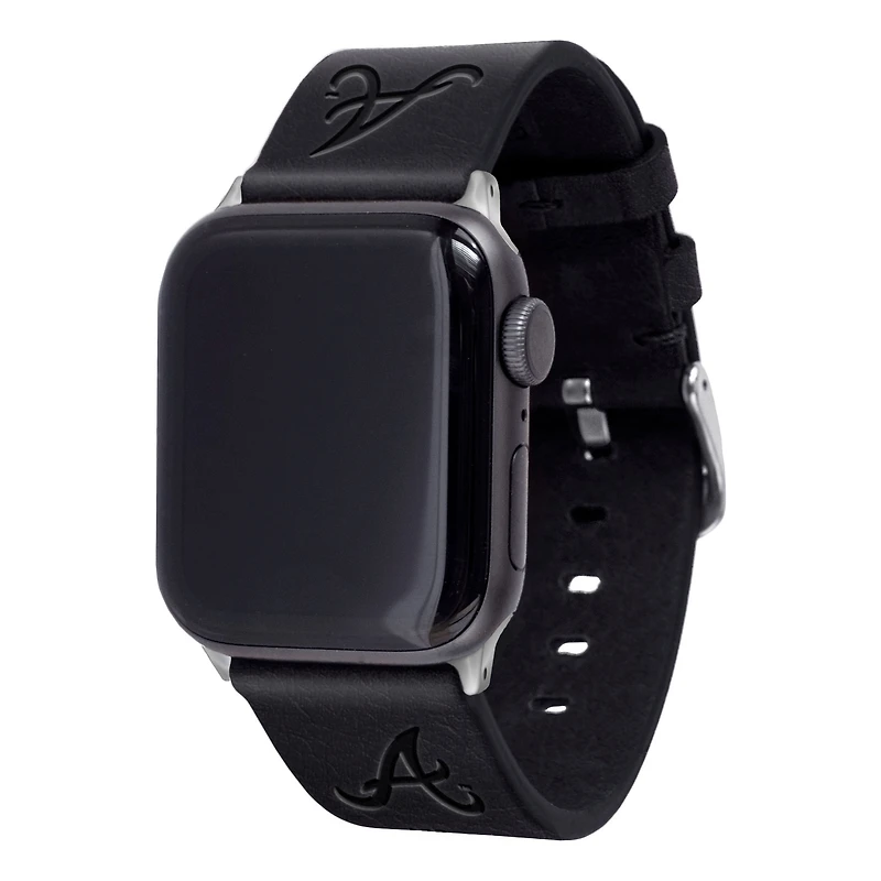 Atlanta Braves Leather Apple Watch Band