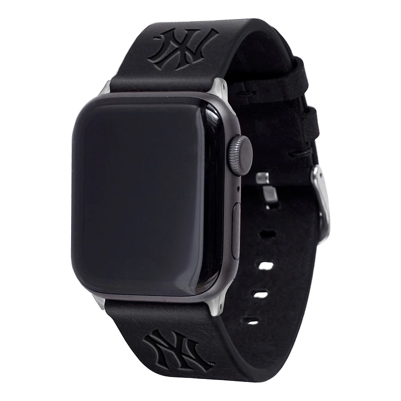 New York Yankees Leather Apple Watch Band