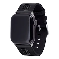 Black San Diego Padres Leather Apple Watch Band