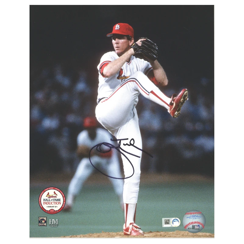 John Tudor St. Louis Cardinals Autographed 10'' x 8'' Photograph