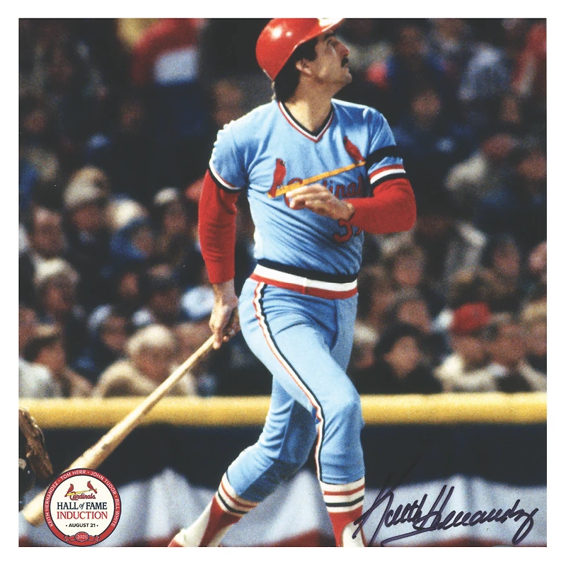 Keith Hernandez St. Louis Cardinals Autographed 10'' x 8'' Photograph