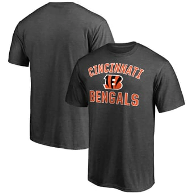 Men's Fanatics Heather Charcoal Cincinnati Bengals Victory Arch T-Shirt