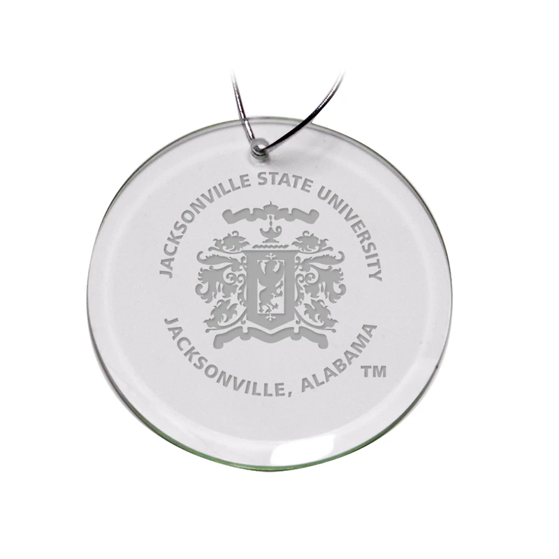 Jacksonville State Gamecocks 3'' Round Glass Ornament