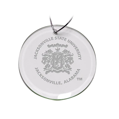 Jacksonville State Gamecocks 3'' Round Glass Ornament