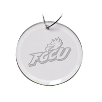 Florida Gulf Coast Eagles 3'' Round Glass Ornament