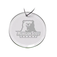 Morgan State Bears 3'' Round Glass Ornament