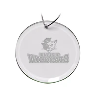 Linfield Wildcats 3'' Round Glass Ornament