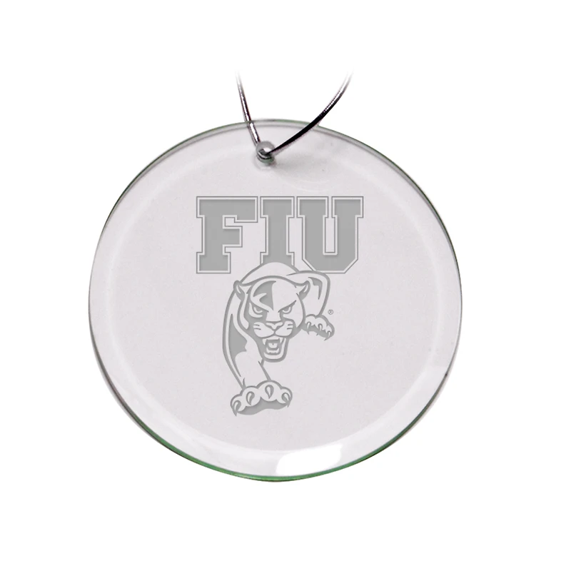 FIU Panthers 3'' Round Glass Ornament