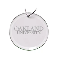 Oakland Golden Grizzlies 3'' Round Glass Ornament