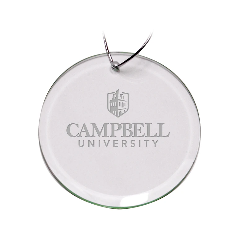 Campbell Fighting Camels 3'' Round Glass Ornament
