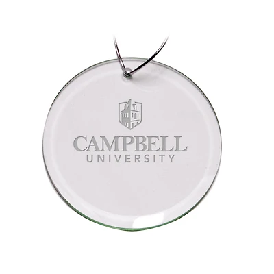 Campbell Fighting Camels 3'' Round Glass Ornament