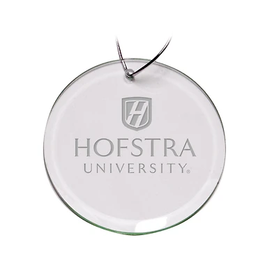 Hofstra University Pride 3'' Round Glass Ornament