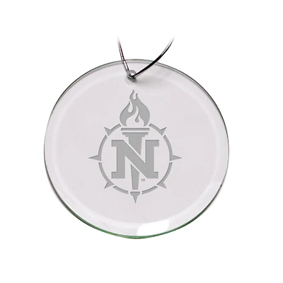 Northern Michigan Wildcats 3'' Round Glass Ornament