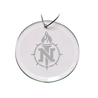 Northern Michigan Wildcats 3'' Round Glass Ornament