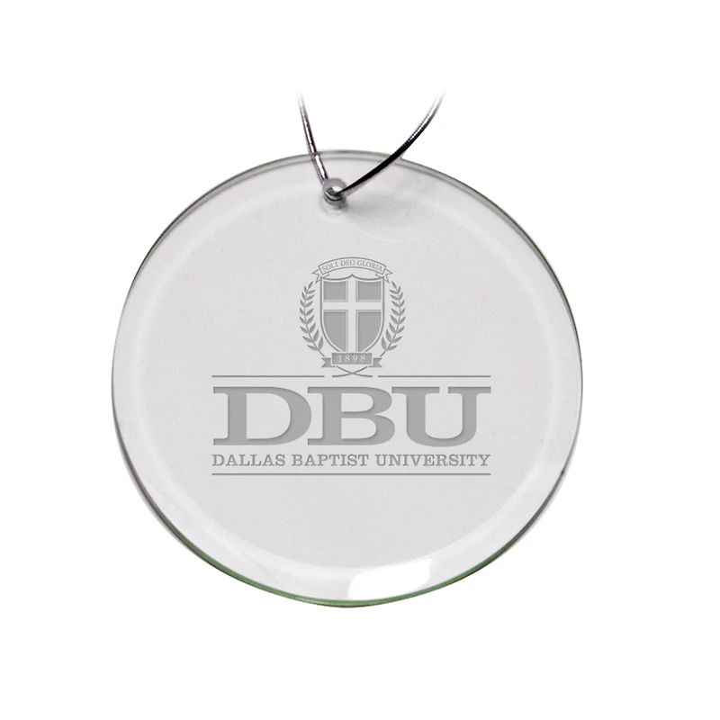 Dallas Baptist Patriots 3'' Round Glass Ornament